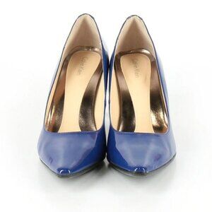 Calvin Klein Shiny Blue Heels